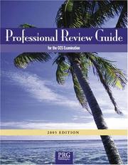 Cover of: Professional Review Guide for the CCS Examination w/ Interactive CD-ROM, 2005 Edition (Professional Review Guide for the CCS Examinations)