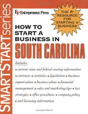 Cover of: How to start a business in South Carolina | 