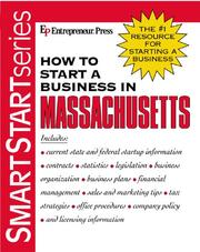 Cover of: How to Start a Business in Massachusetts (Smartstart Series (Entrepreneur Press).)