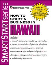 Cover of: How to start a business in Hawaii.