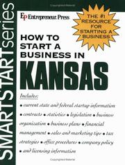 Cover of: How to start a business in Kansas