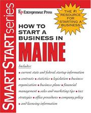 Cover of: How to start a business in Maine