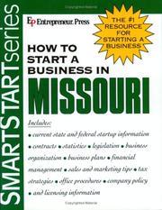 Cover of: How to start a business in Missouri