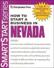 Cover of: How to Start a Business in Nevada (Smartstart Series (Entrepreneur Press).)