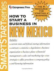 Cover of: How to start a business in New Mexico by by Entrepreneur Press.