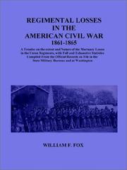 Cover of: Regimental Losses in the American Civil War