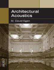 Cover of: Architectural Acoustics (J. Ross Publishing Classics)