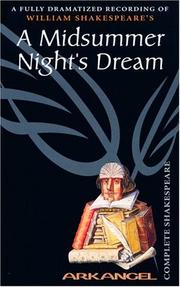 Cover of: A Midsummer Night's Dream by 