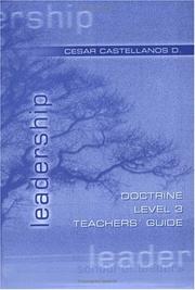 Cover of: Leadership by Cesar G. Castellanos, Cesar G. Castellanos