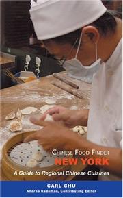 Cover of: Chinese Food Finder by Carl Chu