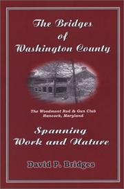 Cover of: The Bridges of Washington County by David P. Bridges