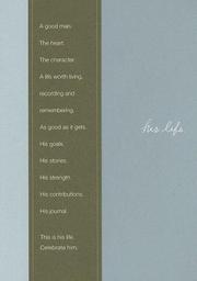 Cover of: His Life (Every Day Journals)