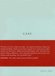 Cover of: Care (Every Day Journals)