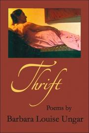 Cover of: Thrift by Barbara Ungar
