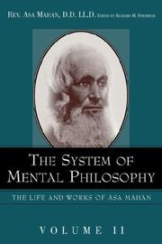 Cover of: The System of Mental Philosophy