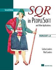 Cover of: SQR in PeopleSoft and Other Applications Second Edition: PeopleSoft v.8