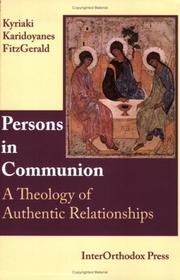 Cover of: Persons in Communion by Kyriaki Karidoyanes Fitzgerald
