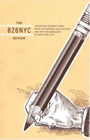 Cover of: The 826NYC Review, Issue 1 (826NYC Review, The)