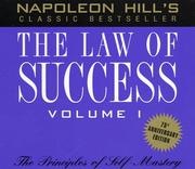 Cover of: The Law of Success, Volume I by Napoleon Hill