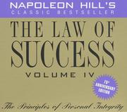 The Law of Success, Volume IV, 75th Anniversary Edition by Napoleon Hill