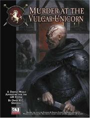 Cover of Murder at the vulgar unicorn