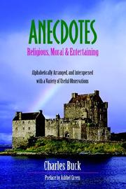 Cover of: ANECDOTES: Religious, Moral and Entertaining