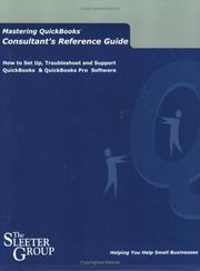 QuickBooks Consultant's Reference Guide (Version 2002-2004) by Douglas Sleeter