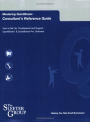 Cover of: Consultant's Reference Guide (Version 2005-2006) by Doug Sleeter