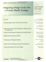 Cover of: Integrating Hedge Funds into a Private Wealth Strategy