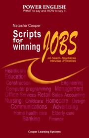 Cover of: Scripts for Winning Jobs by Natasha Cooper
