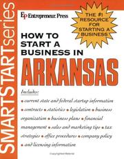 Cover of: How to start a business in Arkansas