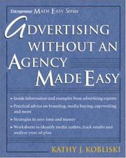 Cover of: Advertising without an agency made easy