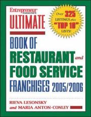 Cover of: Ultimate book of restaurant and food-service franchises 2005/2006 by Rieva Lesonsky