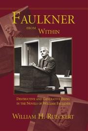 Cover of: Faulkner From Within | William H. Rueckert