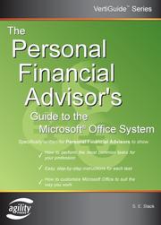 Cover of: The Personal Financial Advisor's Guide to the Microsoft Office System (Vertiguide) (Vertiguide)