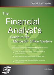 Cover of: The Financial Analyst's Guide to the Microsoft Office System (Vertiguide) (Vertiguide)