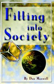 Cover of: Fitting Into Society