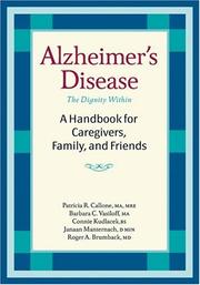 Cover of: Alzheimer's Disease: A Handbook for Caregivers, Family, and Friends