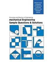 Cover of: Principles and practice of engineering: sample questions and solutions in mechanical engineering