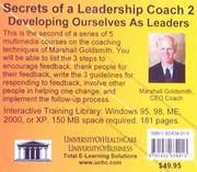 Cover of: Secrets of a Leadership Coach 2: Developing Ourselves as Leaders (Secrets of a Leadership Coach)