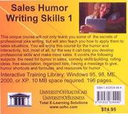 Cover of: Sales Humor Writing Skills 1 | Daniel Farb