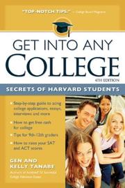 Cover of: Get into Any College: Secrets of Harvard Students (Get Into Any College)