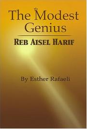 Cover of: The Modest Genius: Reb Aisel Harif