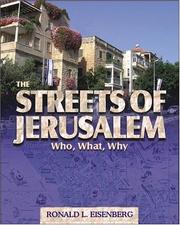 Cover of: The Streets of Jerusalem by Ronald L. Eisenberg