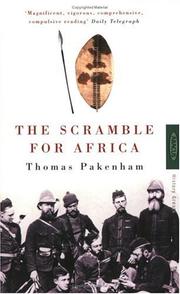 The scramble for Africa by Thomas Pakenham
