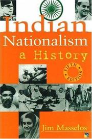 Indian nationalism by Jim Masselos