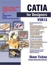 Cover of: CATIA for Designers V5R13