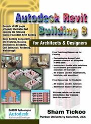 Cover of: Autodesk Revit Building 8 for Architects and Designers
