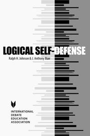 Logical self-defense by Johnson, Ralph H.
