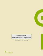 Essentials of Macromedia Captivate by Kevin A. Siegel